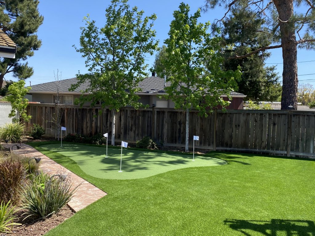 Putting Green with Shade