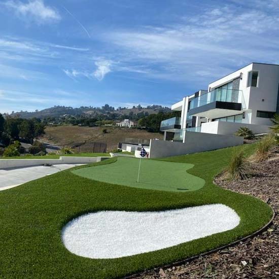 Artificial Grass Putting Green Installation from Smart Turf